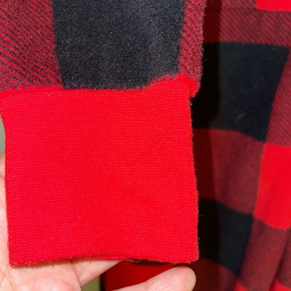 Milk Lounge Plaid hoodie onesie Size Small - Picture 8 of 14